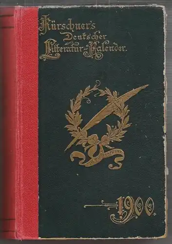 KÜRSCHNER, Deutscher Litteratur Kalender auf... 1896