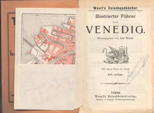 Illustrierter Führer durch Venedig. WOERL, Leo (Hrsg.).