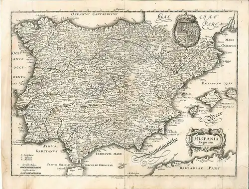 Hispania Regnum. MERIAN, Matthäus.