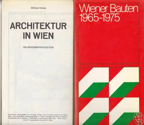 Architektur Wien. 500 Bauten. Herausgegeben von Stadtplanung Wien, Magistratsabt