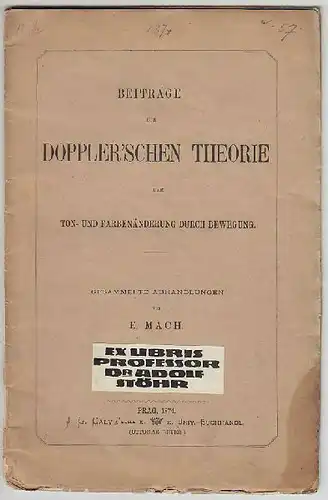 MACH, Beiträge zur Doppler'schen Theorie der... 1873