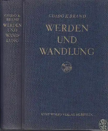 BRAND, Werden und Wandlung. Eine Geschichte der... 1933