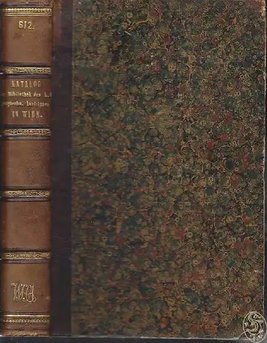 MARTIN, Katalog der Bibliothek des k. k.... 1850