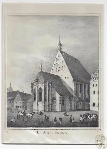 Der Dom zu Freyberg. 1835
