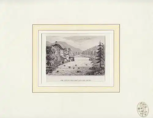 Die Rettenbachmühle bei Isch. 1840