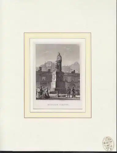 Mozarts Statue. 1840