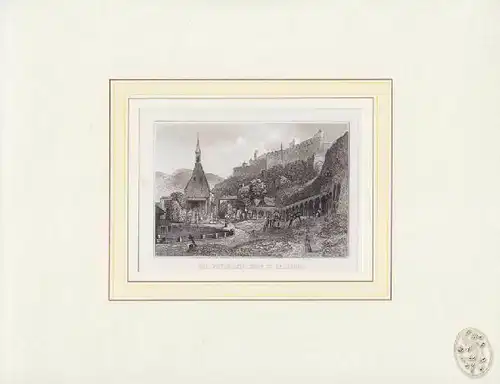 Der Peterskirchhof in Salzburg. 1840