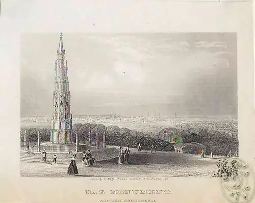Das Monument auf dem Kreuzberg. 1840