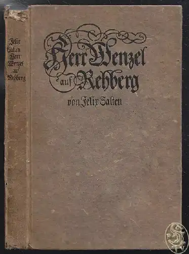 SALTEN, Herr Wenzel auf Rehberg und sein Knecht... 1907