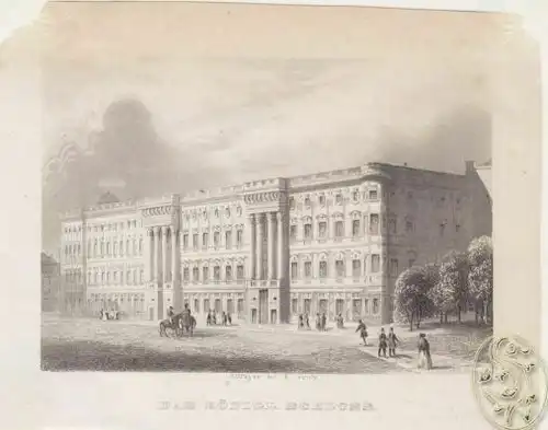 Das königl. Schloss. 1840