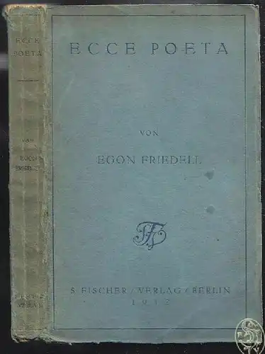 FRIEDELL, Ecce Poeta. 1912