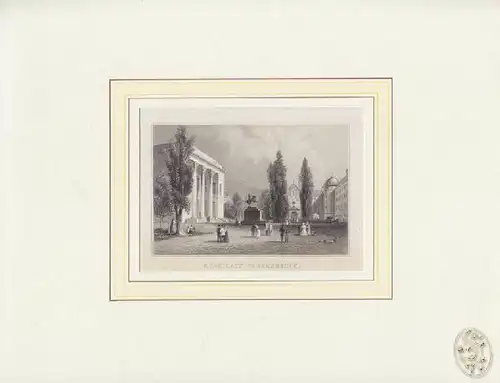 Rennplatz in Innsbruck. 1840