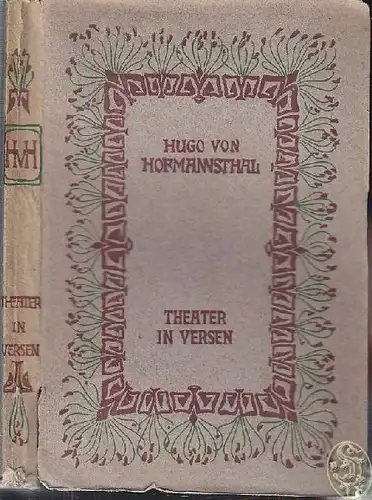 HOFMANNSTHAL, Theater in Versen. 1902