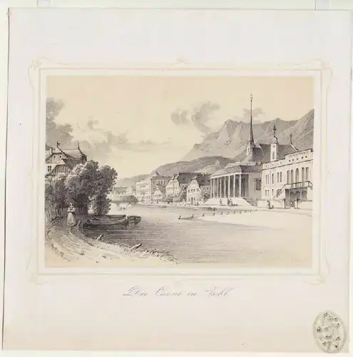 Das Casino in Ischl. 1840