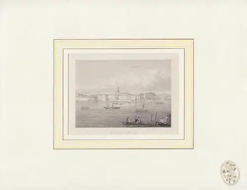Gmunden vom See. 1840