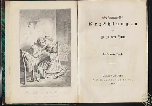 HORN, Gesammelte Erzählungen. 1859