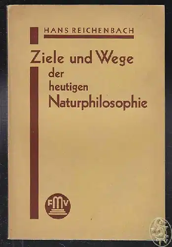 REICHENBACH, Ziele und Wege der heutigen... 1931