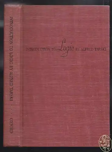 TARSKI, Introduction to Logic and to the... 1946
