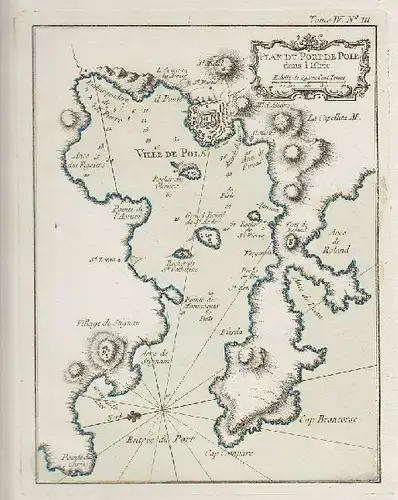 Plan du Port de Pole dans L'Istrie. 1764 2472-14