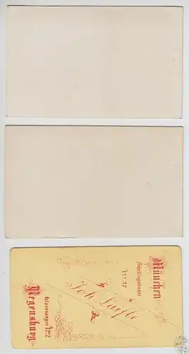 Gedenkstätte Walhalla. 3 Ansichten. 1880
