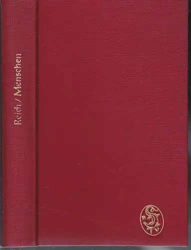 REICH, Das Leben des Menschen als Individuum.... 1881