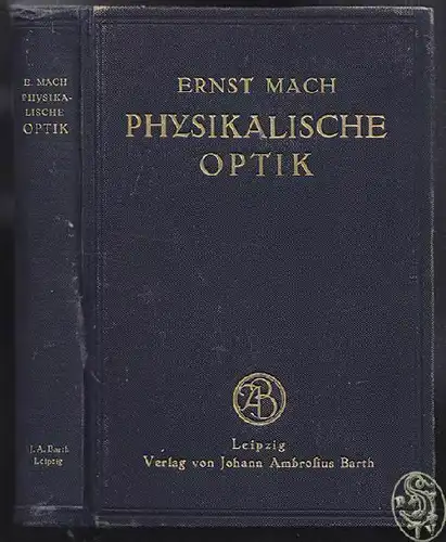 MACH, Die Prinzipien der physikalischen Optik.... 1921