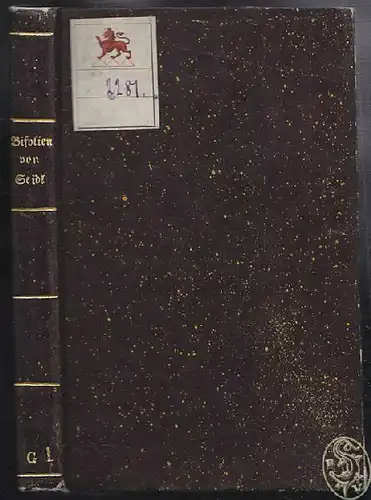 SEIDL, Bifolien. 1836