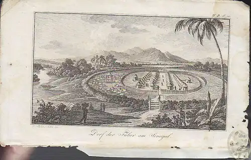 Dorf der Fulier am Senegal 1808