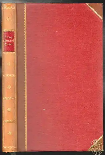 Oden und Epoden. Übers. v. Paul Lewinsohn. HORAZ.