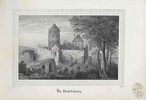 Die Rudelsburg.