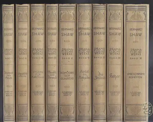 Dramatische Werke. Gesammelt in sieben Bänden [und die Ergänzungsbände 8 und 9].