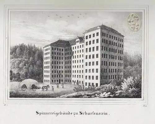 Spinnereigebäude zu Scharfenstein.