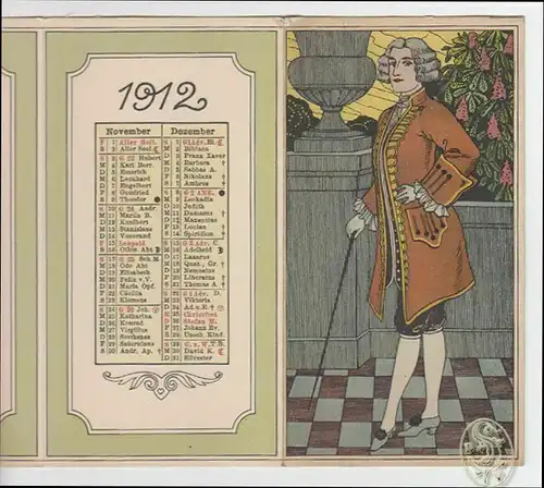 Kaiser-Jubiläums-Verein zur unentgeltlichen Brotverteilung. Kalender 1912.