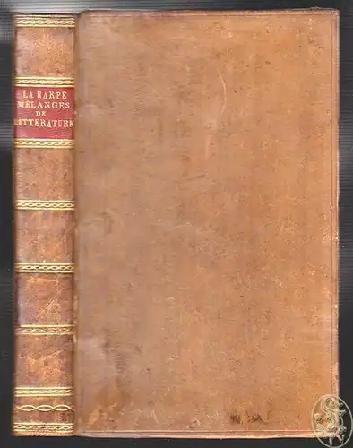 Mélanges inédits de littérature de J. B. de la Harpe. Recueillis par J. B. Salgu