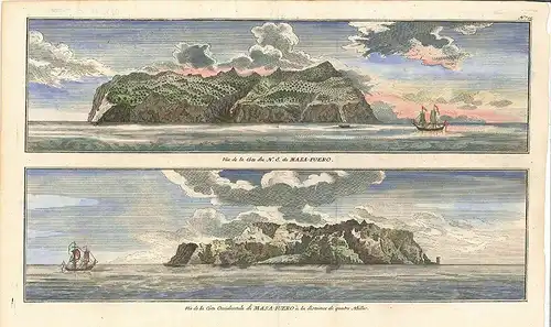 Vue de la Cote du N. E. de Masa-Fuero / Vue de la Cote Occidentale de Masa-Fuero