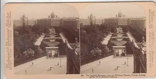 The Imperial Museums, from the Hofburg Theatre Vienna, Austria.