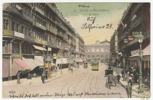 Lille - Rue Faidherbe - La Gare.