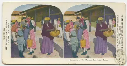 Shopping in the Market, Santiago, Cuba.