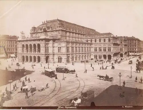 Wien, Opernhaus. WIMMER, A.