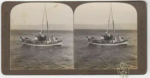 Fishermen on the Sea of Galilee.