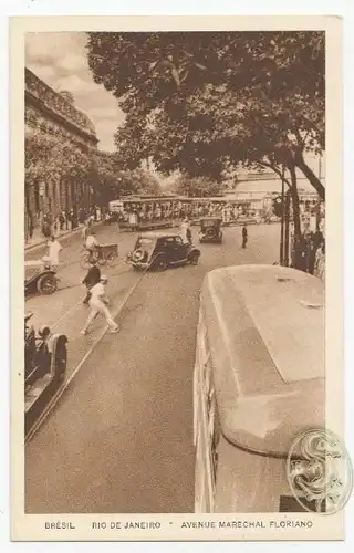 Bresil, Rio de Janeiro - Avenue Marechal Floriano.