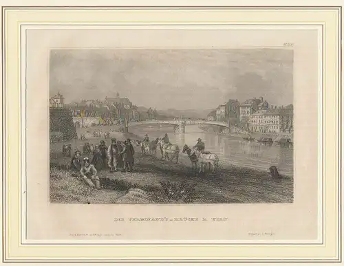 Die Ferdinand`s-Brücke in Wien.