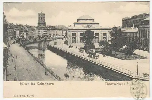 Hilsen fra Kobenhavn. Thorvaldsens Museum.