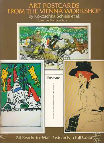 Art Postcards from the Viennese Workshop by Kokoschka, Schiele et al. 24 Ready-t