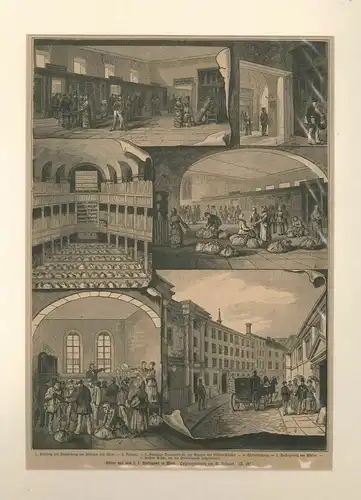 Bilder aus dem k. k. Versatzamt in Wien. [6 Motive].