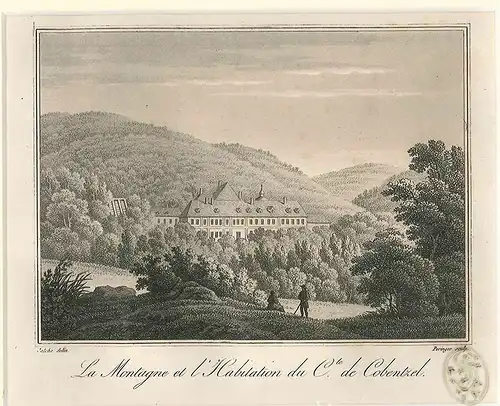 La Montagne et l`Habitation du Cte. de Cobentzel.