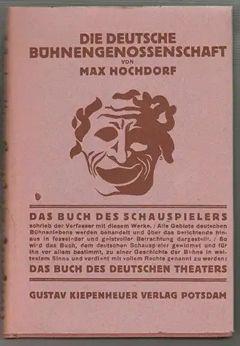 HOCHDORF, Die deutsche Bühnengenossenschaft.... 1921