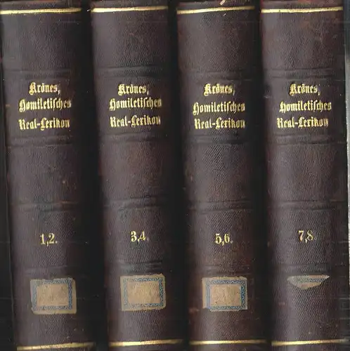 Homiletisches Real-Lexicon, oder: Alphabetisch geordnete Darstellung der geeigne