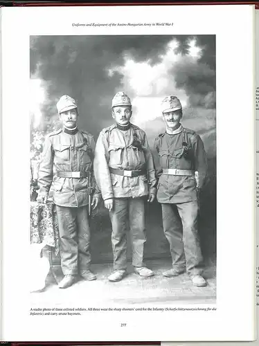 Uniforms & Equipment of the Austro-Hungarian Army in World War I. COIL, Spencer