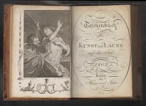 Taschenbuch für Kunst und Laune auf das Jahr 1801 [Und] 1802. CRAMER, C[arl] G[o